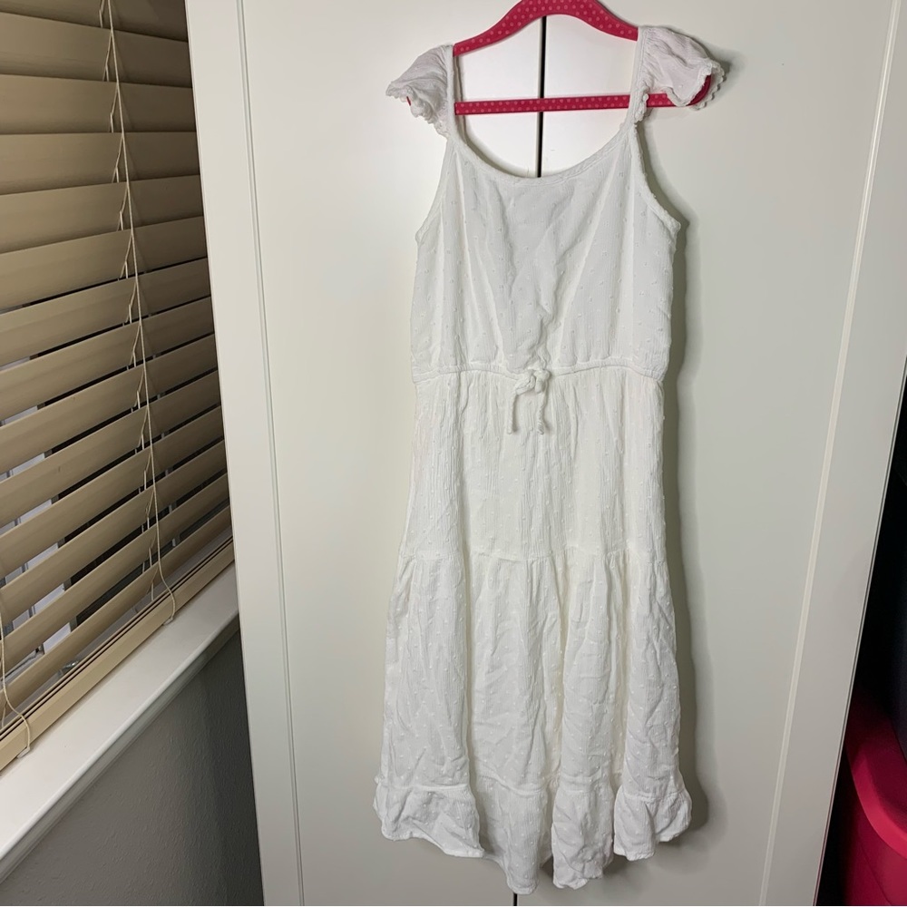 Girl’s Art Class Maxi Ruffle Sleeved Tank Dress